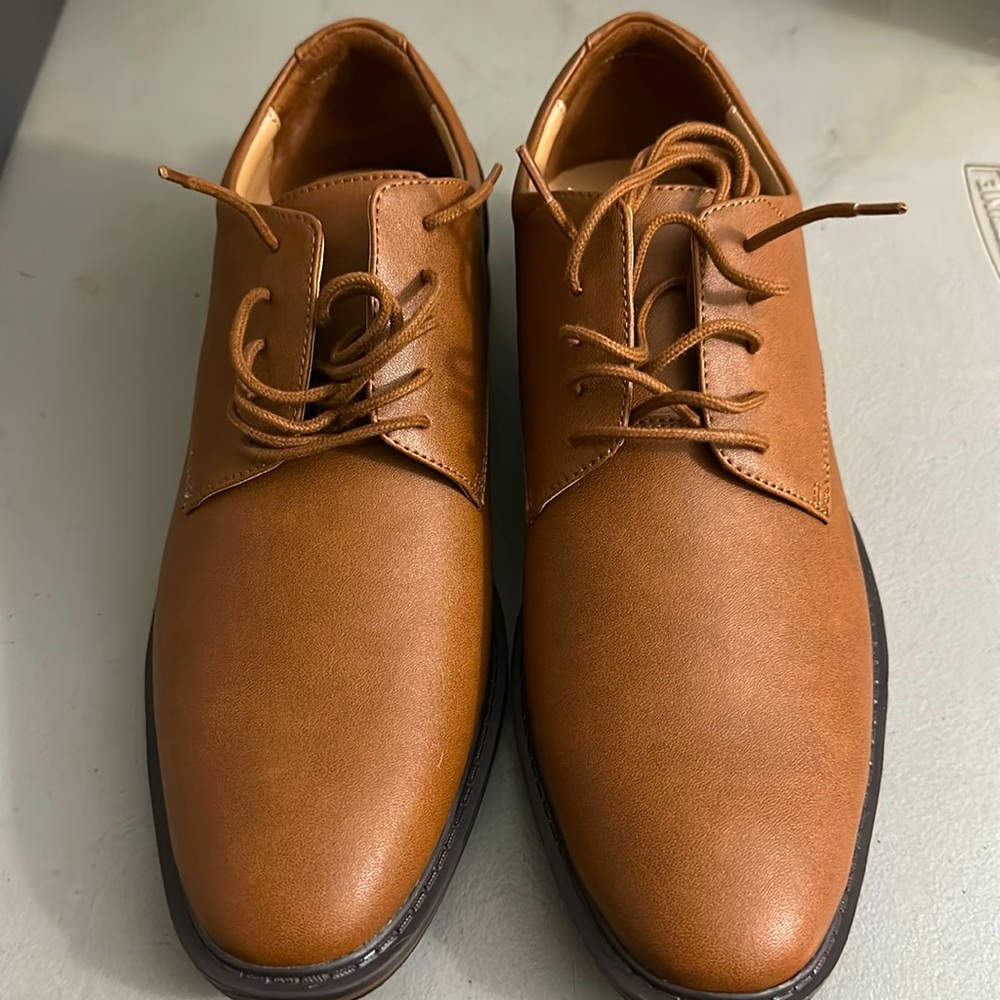 Men's Goodfellow Tan Oxford Shoes (10)